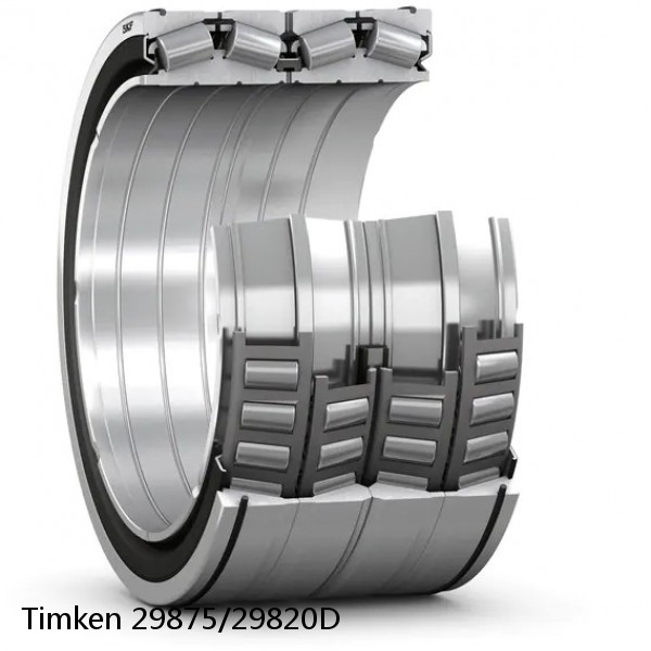 29875/29820D Timken Tapered Roller Bearing Assembly